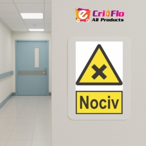 Indicator protectia muncii nociv, Sticker autocolant - Img 5