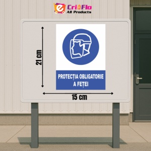 Indicator Protectia obligatorie a fetei, Sticker autocolant - Img 2