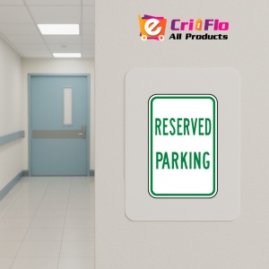 Indicator Reserved Parking sign signs, Sticker autocolant - Img 4