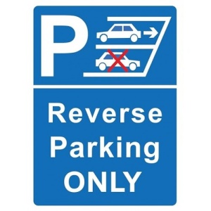 Indicator Reverse parking, Sticker autocolant