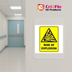 Indicator Risk Of Explosion Sign, Sticker autocolant - Img 4