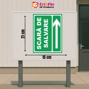 Indicator Scara de salvare, Sticker autocolant - Img 2