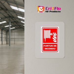 Indicator Semn de furtun de incendiu, Sticker autocolant - Img 4