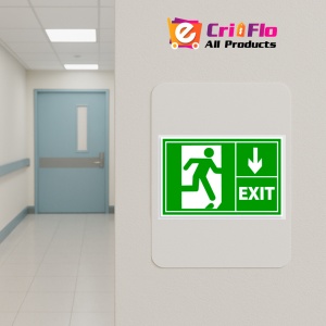 Indicator Semn de prim ajutor exit dreapta jos, Sticker autocolant - Img 5