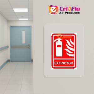 Indicator Semn extinctor, Sticker autocolant - Img 5