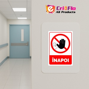 Indicator Semn inapoi, Sticker autocolant - Img 5