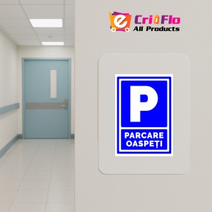 Indicator Semn parcare oaspeti, Sticker autocolant - Img 5