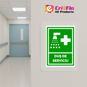 Indicator Semn pentru dus de serviciu, Sticker autocolant - Img 5