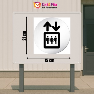 Indicator Semn pentru lift, Sticker autocolant - Img 2