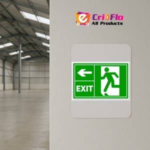 Indicator Semn pentru prim ajutor exit stanga, Sticker autocolant - Img 4