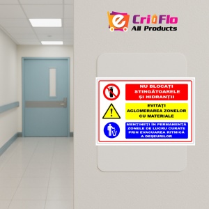 Indicator Semn pentru stingator si hidranti, Sticker autocolant - Img 5