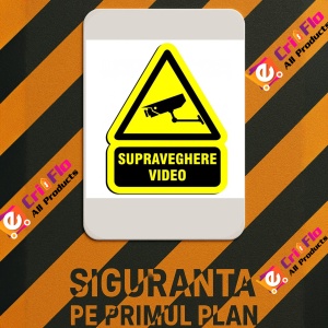 Indicator Semn video, Sticker autocolant - Img 3