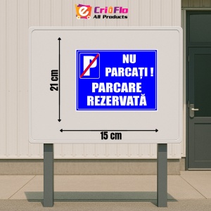 Indicator Semne de parcare nu parcati parcare rezervata, Sticker autocolant - Img 2