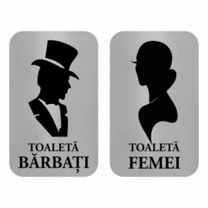 Indicator Set pentru toaleta, Sticker autocolant