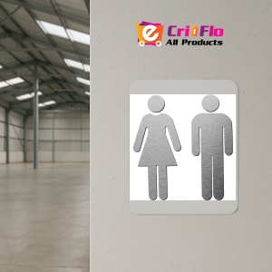 Indicator Set Toilet Signs Women Men, Sticker autocolant - Img 3