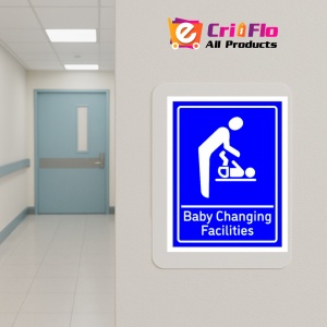 Indicator Sign Baby Changing Facilities, Sticker autocolant - Img 5