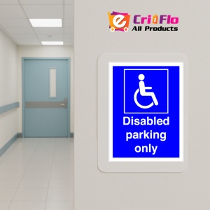 Indicator Sign disabled parking only, Sticker autocolant - Img 4