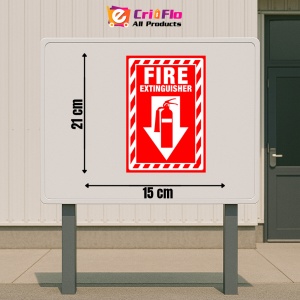 Indicator Sign extinguisher, Sticker autocolant - Img 2