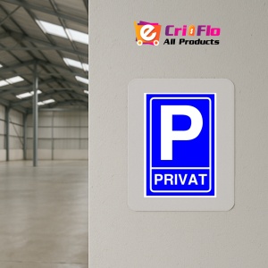 Indicator Sign privat PARKING, Sticker autocolant - Img 4