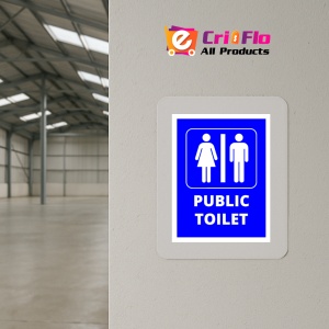 Indicator Sign public toilet, Sticker autocolant - Img 4