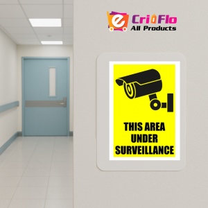 Indicator Sign this area under surveillance, Sticker autocolant - Img 5