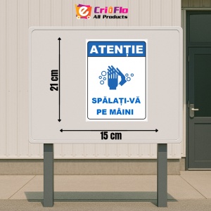 Indicator Spalati-va pe maini, Sticker autocolant - Img 2