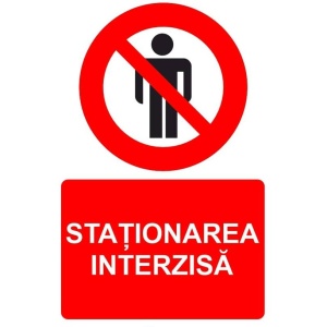 Indicator Stationarea interzisa indicator de interzicere, Sticker autocolant