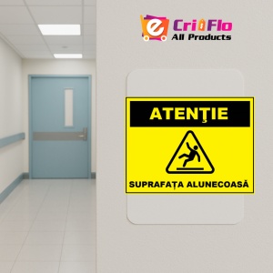 Indicator Suprafata alunecoasa, Sticker autocolant - Img 5