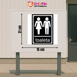 Indicator Toaleta, Sticker autocolant - Img 2