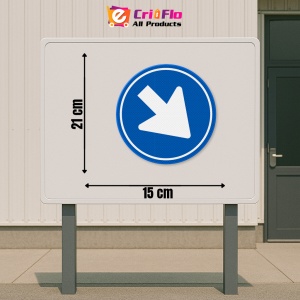 Indicator Treceti numai pe dreapta, Sticker autocolant - Img 2