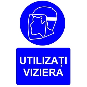 Indicator Utilizati viziera indicator de obligativitate, Sticker autocolant