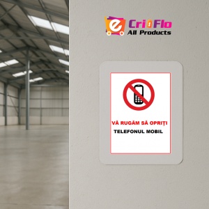 Indicator Va rugam sa opriti telefonul mobil, Sticker autocolant - Img 4