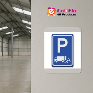 Indicator Zona de parcare pentru incarcare si descarcare, Sticker autocolant - Img 4