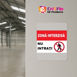 Indicator Zona interzisa nu intrati, Sticker autocolant - Img 4