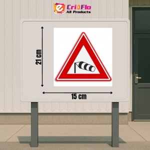 Indicatort Semn de circulatie vant transversal, Sticker autocolant - Img 2