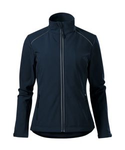 Jacheta softshell dama impermeabila de culoare albastru marin