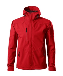 Jacheta softshell pentru barbati de culoare rosu