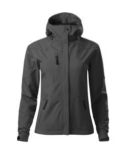 Jacheta softshell pentru dama de culoare gri inchis