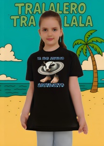 La Vaca Saturno Saturnita 4 ** Tricou Tralalero Tralala Copii | Dama | Barbat - Img 4