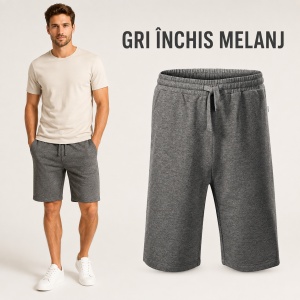 Pantaloni Scurți Bărbați Casual, Lejeri din Bumbac cu Talie Elastică – Comfy 611 - Img 13