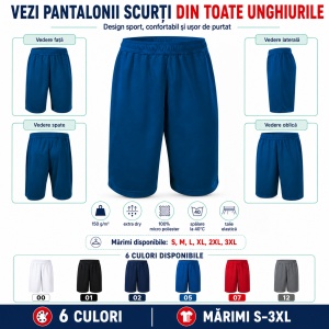 Pantaloni Scurți Bărbați Sport, Lejeri, Ușori și cu Uscare Rapidă – Miles 612 - Img 9