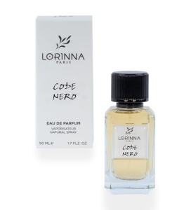 Parfum Lorinna Code Nero, 50 ml, apa de parfum, de barbat inspirat din Giorgio Armani Black Code - Img 1