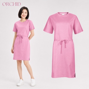 Rochie Lejeră Damă Malfini 816 Muse Tip Tricou, 100% Bumbac, 200 g/m², Mâneci Kimono, XS–2XL - Img 18