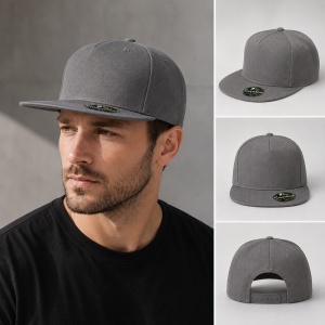 Șapcă bărbați snapback Malfini 301 5P RAP, 100% bumbac, cozoroc drept, reglabilă, 7 culori - Img 15