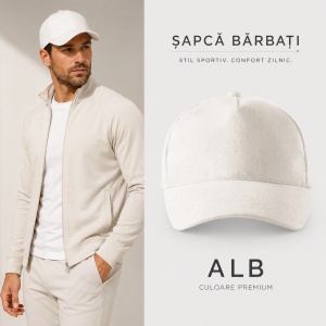 Șapcă Bărbați Sport din Bumbac, Reglabilă cu Cataramă și Cozoroc Curbat – 5P 307 - Img 11