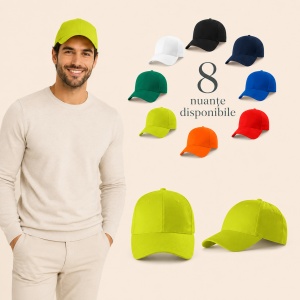 Șapcă Bărbați Sport din Bumbac, Reglabilă cu Scai și Cozoroc Curbat – Sunshine P31