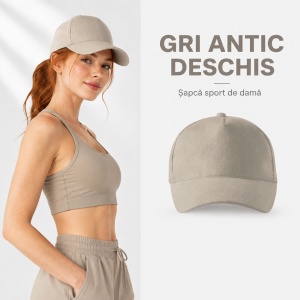 Șapcă Damă Sport din Bumbac, Reglabilă cu Cataramă și Cozoroc Curbat – 5P 307 - Img 18