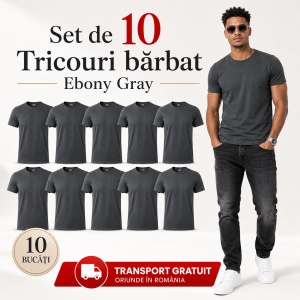 Set 10 Tricouri Bărbat în Aceeași Nuanță, Malfini, 100% Bumbac, 145 g/m², Guler Rotund, 26 Culori, Mărimi S–3XL - Img 13