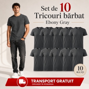 Set 10 tricouri bărbat Malfini Basic Clasic, 100% bumbac, regular fit, 48 culori, mărimi XS–5XL - Img 24