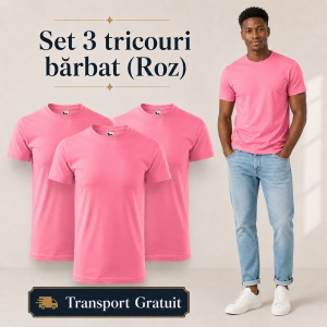 Set 3 Tricouri Bărbat Malfini, 100% Bumbac, 160 g/m², 48 Nuanțe, Mărimi XS–5XL, Transport Gratuit - Img 46